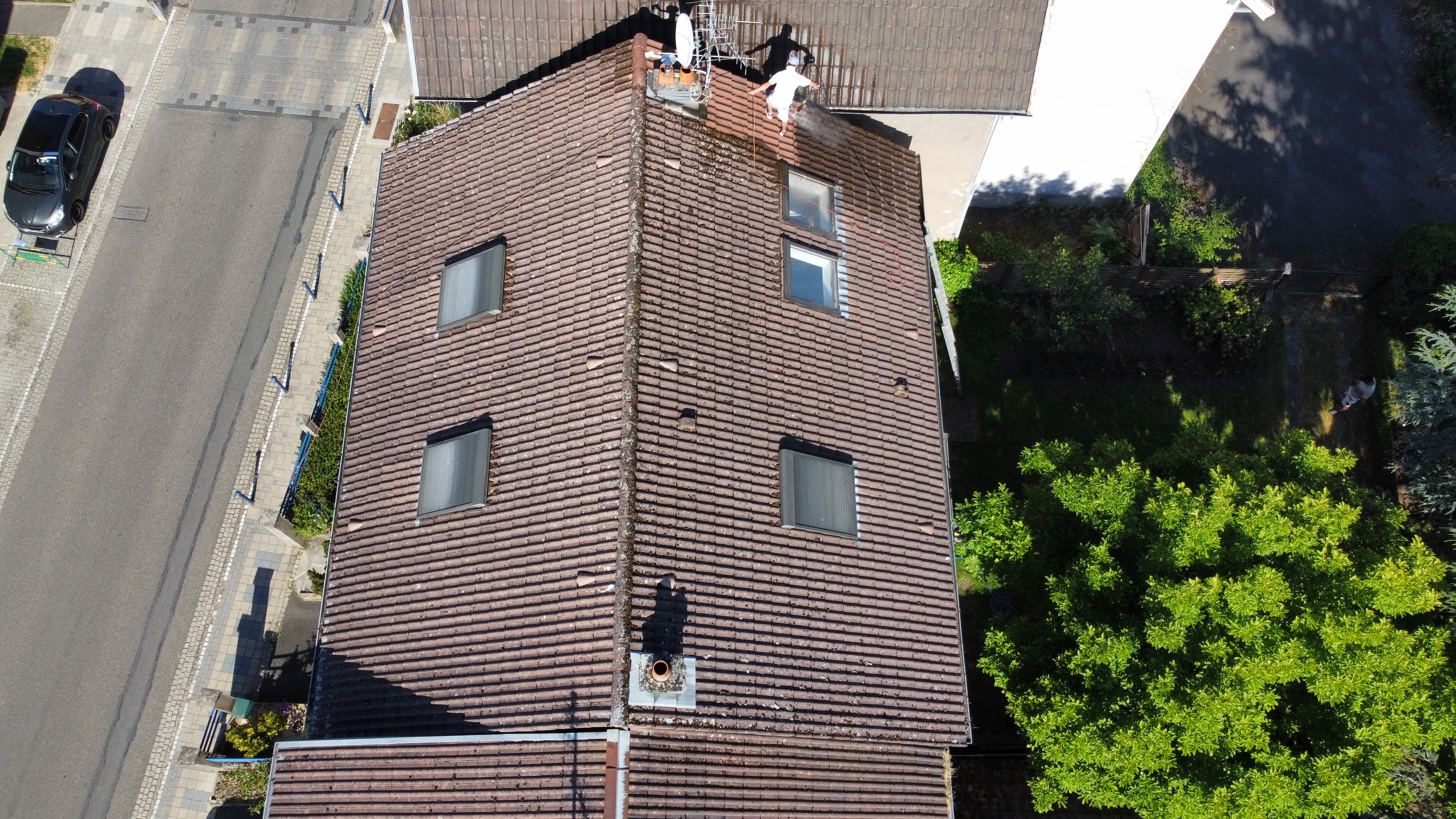 Avant toiture vue drone 2